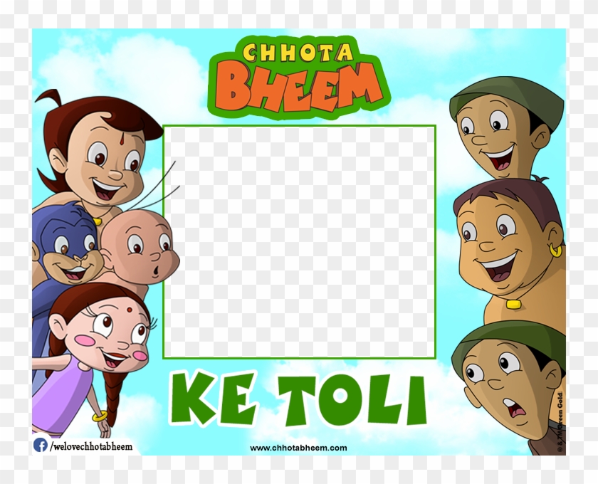 Chhota Bheem Photobooth - Chhota Bheem Photo Frame, HD Png Download -  750x600(#527972) - PngFind