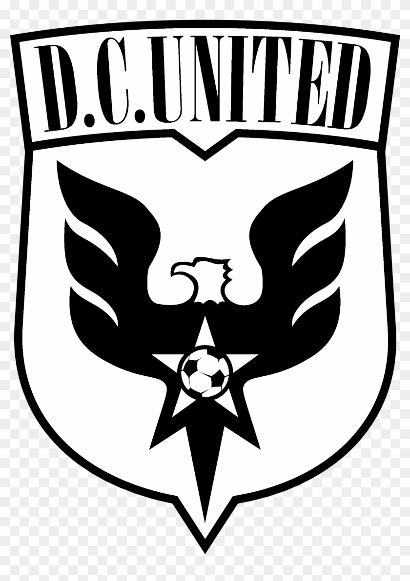 pic Logo Dc United Png dc united logo black and white hd png