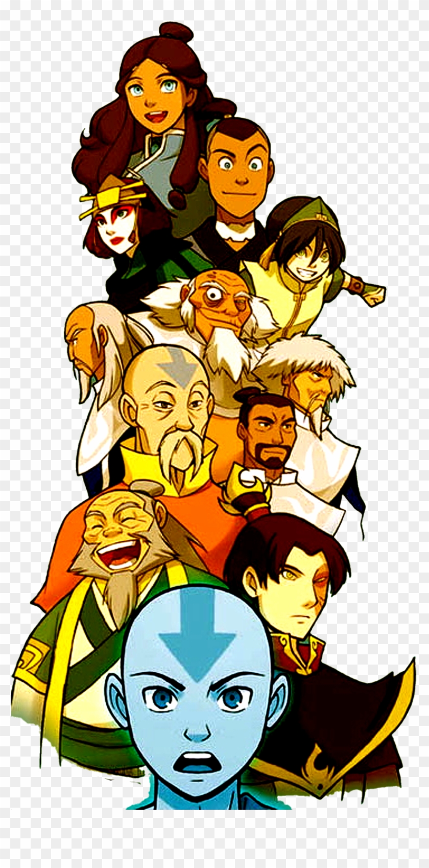 Alta From The Comics Team Avatar, Avatar Aang, Avatar - Cartoon, HD Png  Download - 1280x1656(#5216097) - PngFind