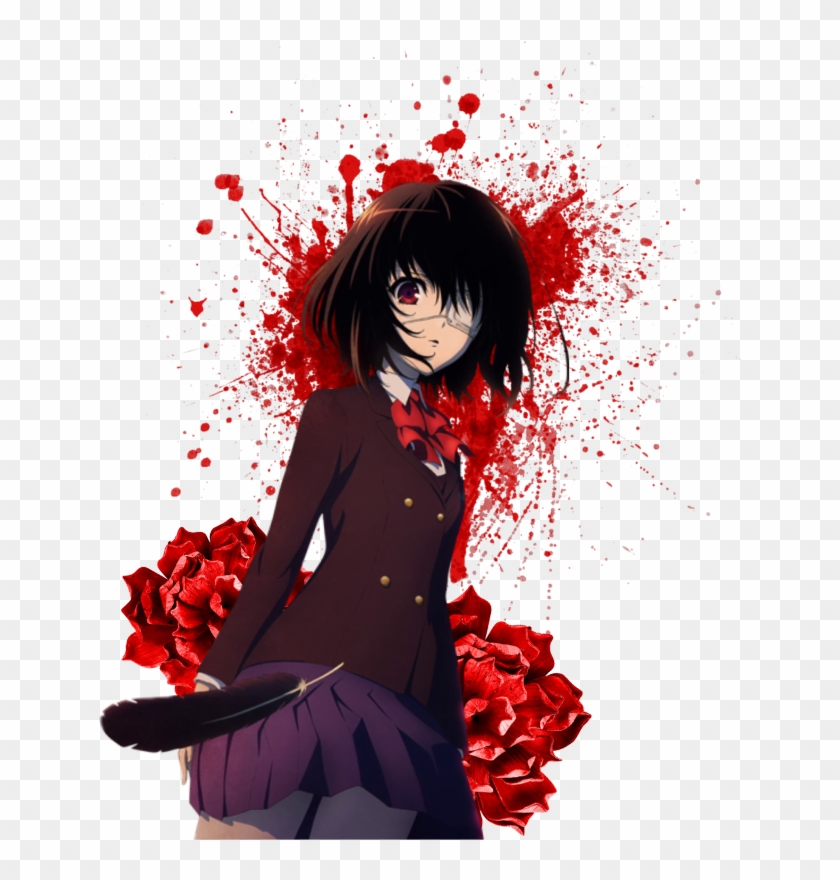 Sticker Another Anime Horror Blood Animegirl T Shirt Roblox Hacker Hd Png Download 1024x1024 5216417 Pngfind - anime sad roblox girl