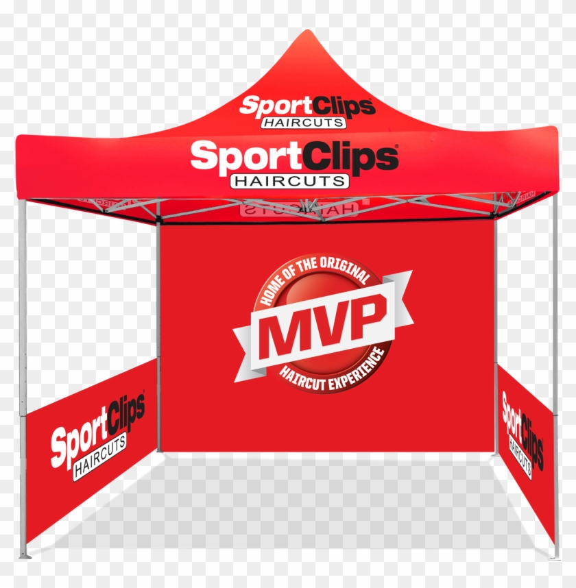 10ft X 10ft Pop Up Tent Canopy Complete Set Red - Sport Clips, HD Png  Download - 1280x1280(#5221395) - PngFind