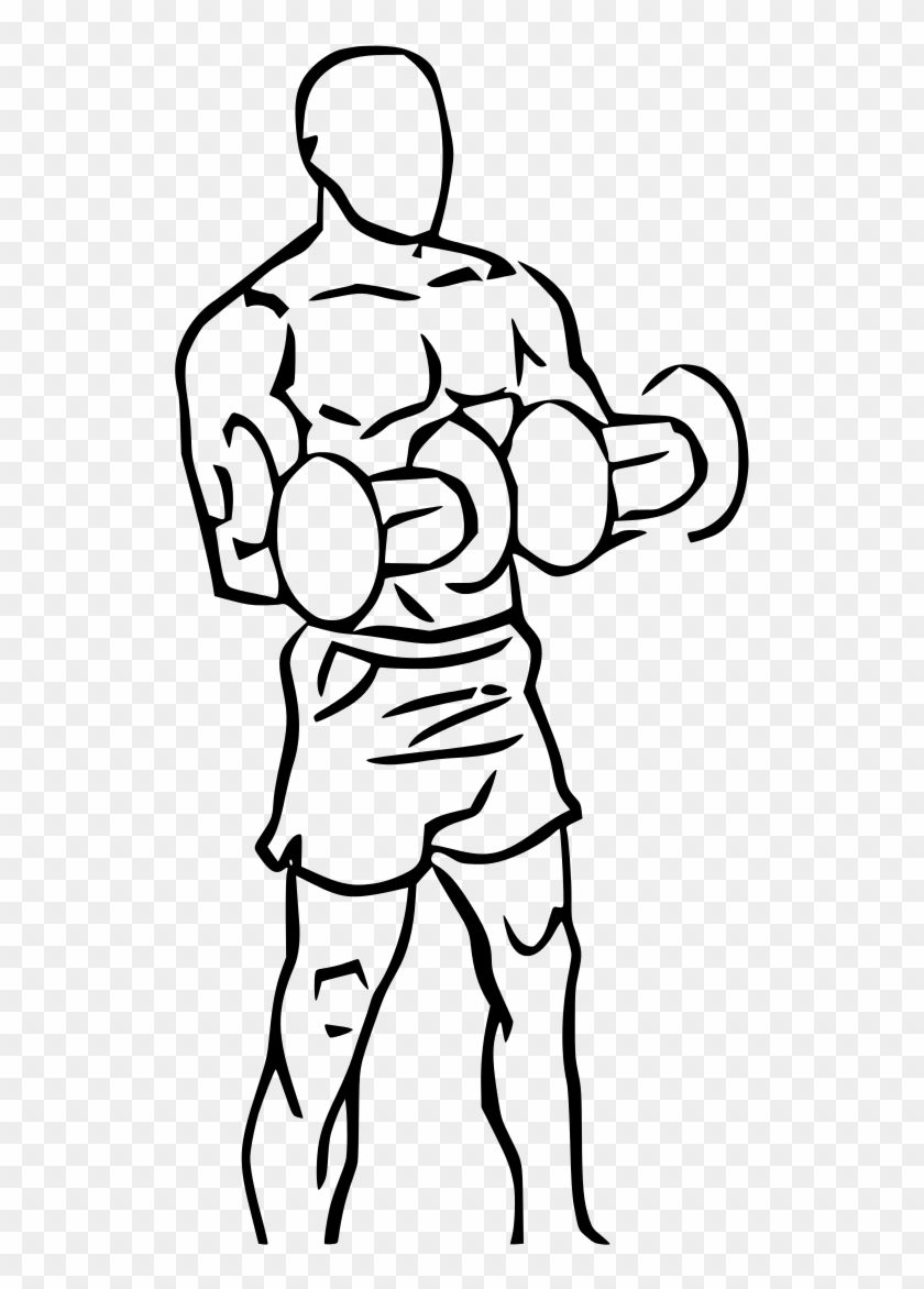 bicep curl drawing