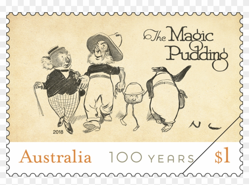 The Magic Pudding Stamp - Magic Pudding, HD Png Download - 1530x860 ...