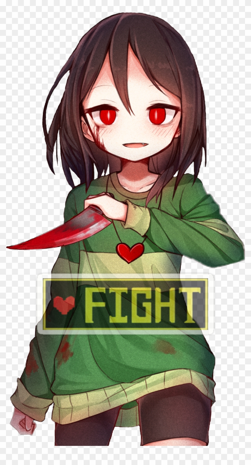 琥珀(ΦωΦ) on X: ♥FIGHT！！！ #undertale #chara