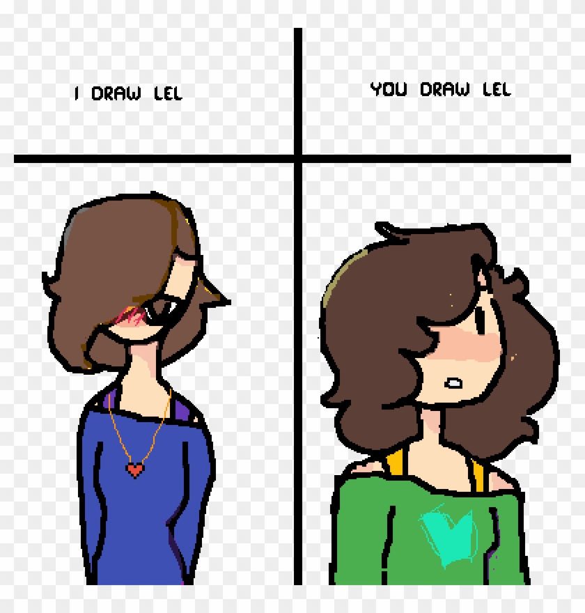 Frisk And Chara Undertale Cartoon Hd Png Download 10x10 Pngfind