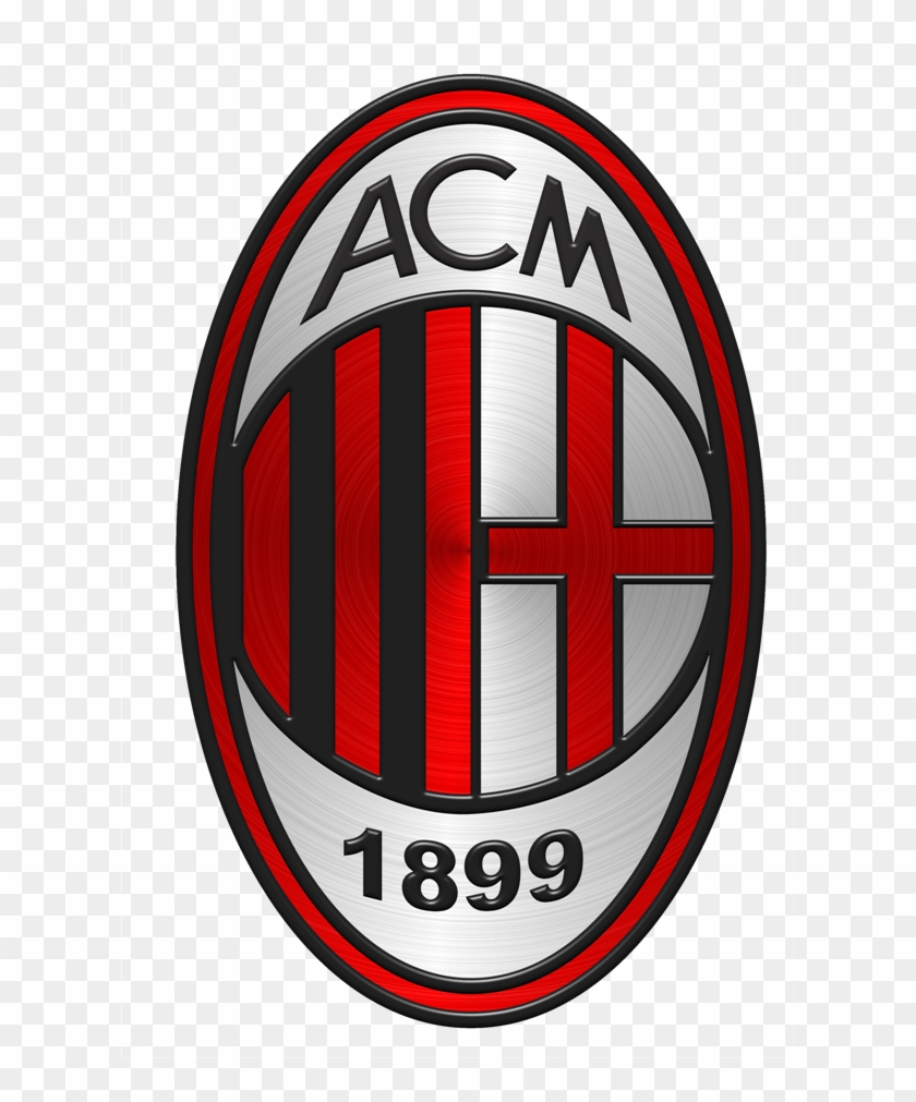 Ac Milan Logo Vector Png Sandcastle - Ac Milan, Transparent Png