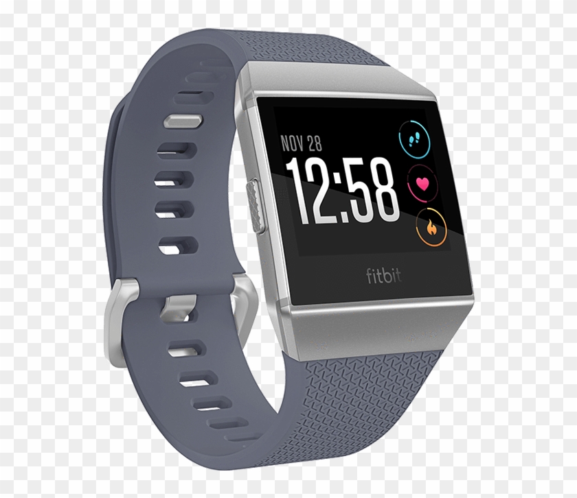 Fitbit Ionic Blue Grey, HD Png Download - 690x752(#5272492) - PngFind