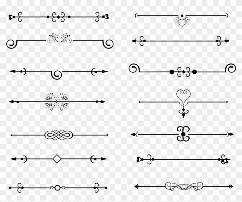 Divider Clipart Dividing Line - Elegant Text Dividers, HD ...