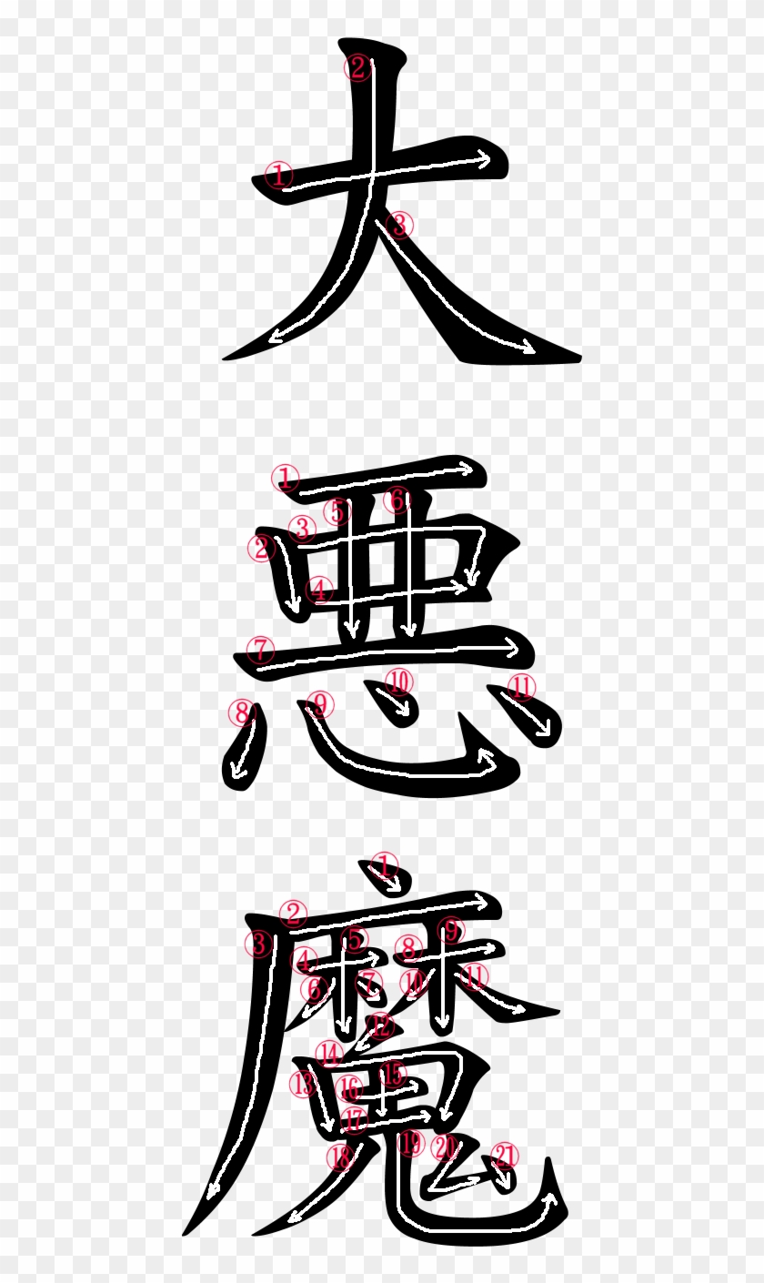 wallpapers Japanese Aesthetic Words Png japanese word for satan demon in