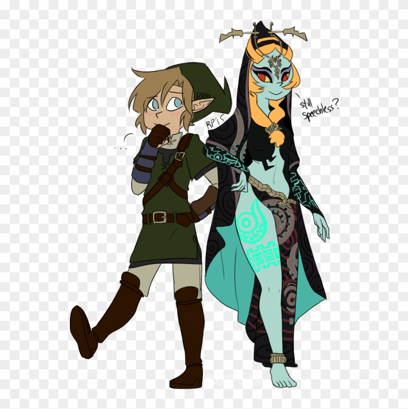 It She Skyward Sword Link, Link And Midna, Zelda Anime, - Cartoon, HD Png  Download - 556x761(#5279772) - PngFind