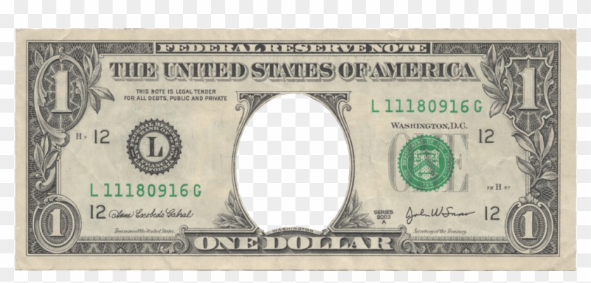 One Dollar Png - Front Side Of Dollar Bill, Transparent Png -  1000x432(#530374) - PngFind