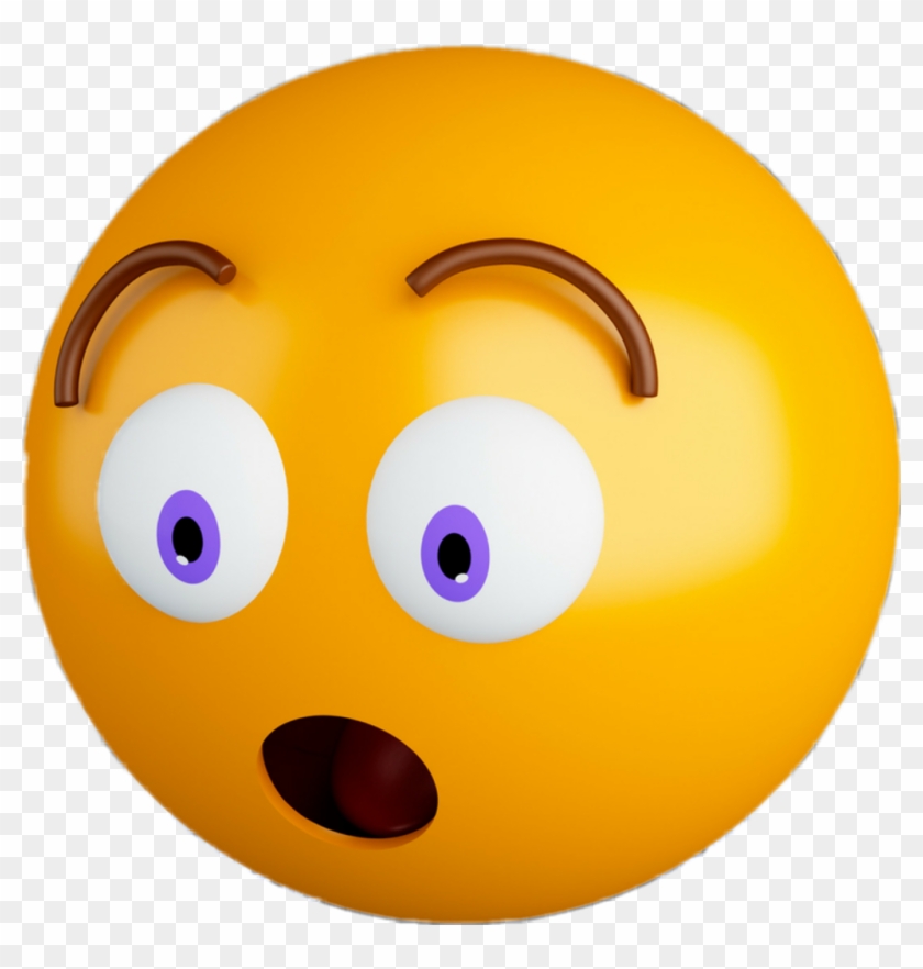 Emoji Emojis Emotions Emoticons Surprised 3d Scfavemoji Smiley Hd Png Download 1024x1027 Pngfind