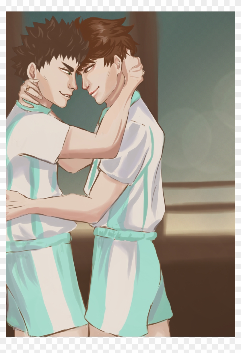 Iwaoi Iwaizumi Hajime Oikawa Tooru Haikyuu Anime Art Cartoon HD Png