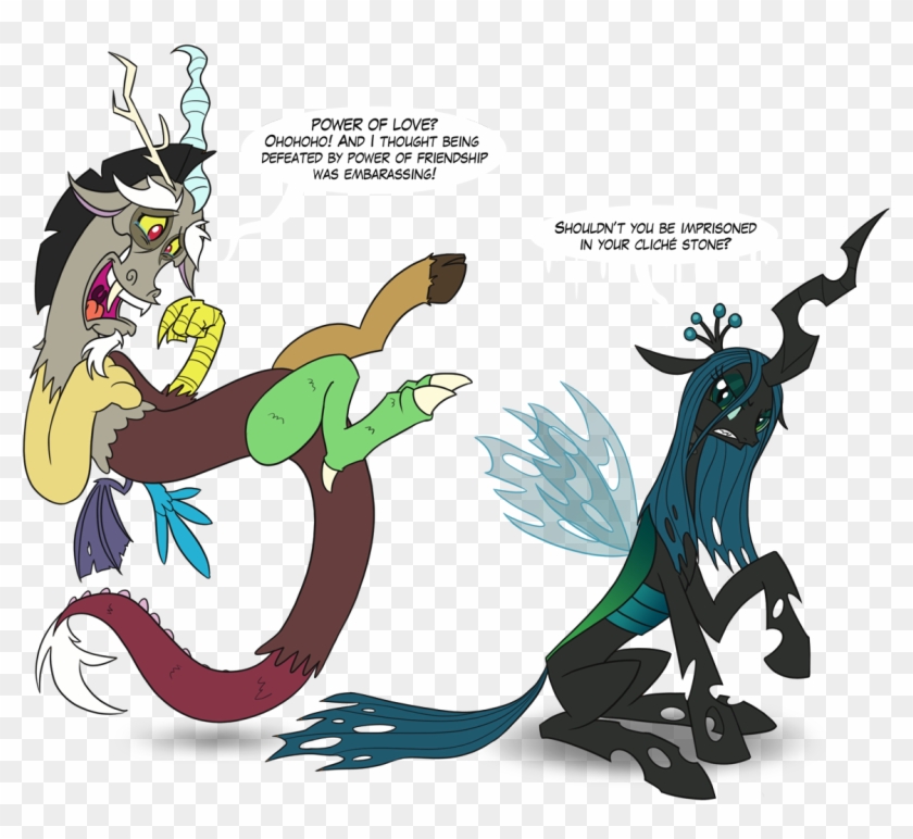 I Believe Chrysalis Is The Most Evil Simply Because - My Little Pony Discord  Pony, HD Png Download - 1250x1024(#5348077) - PngFind