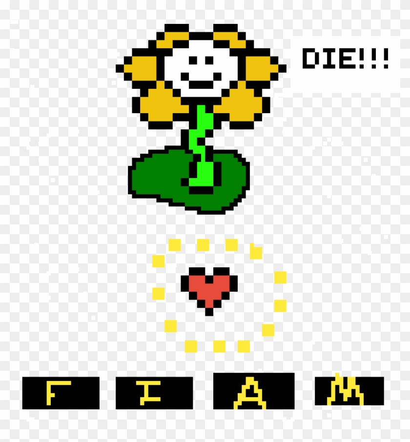 Flowey Omega - UNDERTALE ▻ SPEEDPAINT - Pixel art animation 