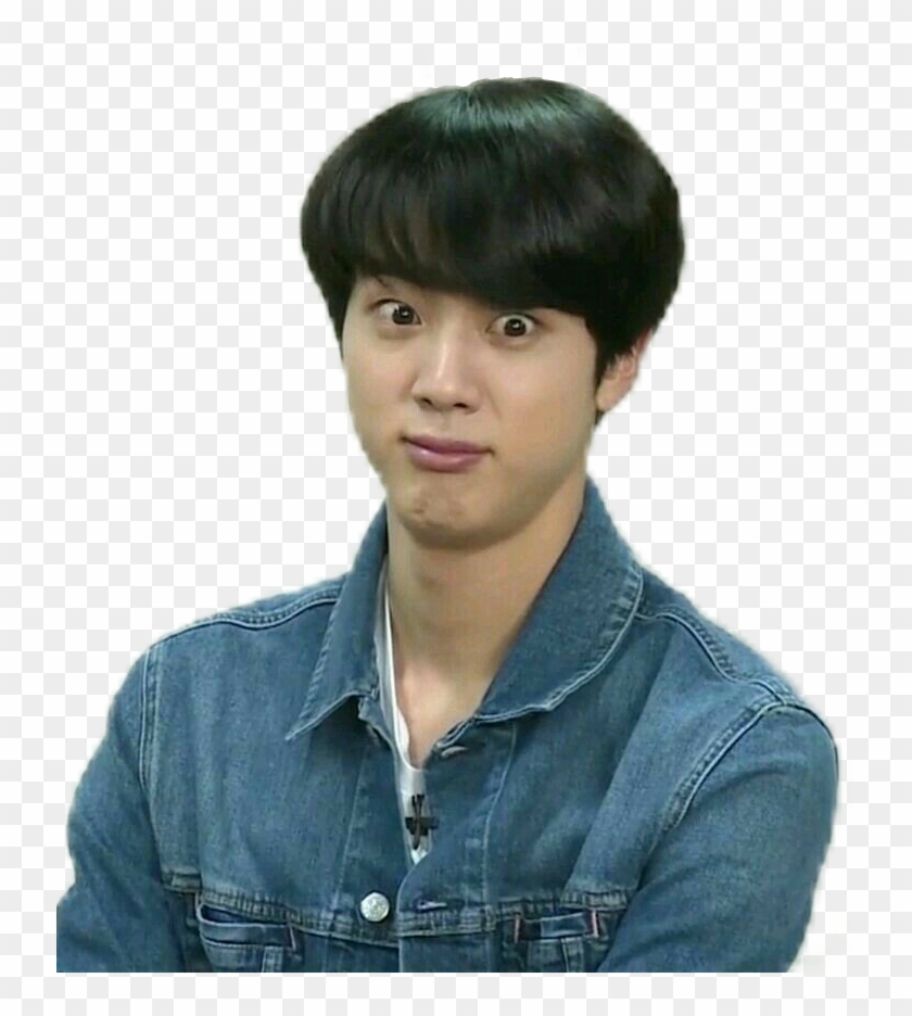 1 Reply 0 Retweets 3 Likes - Bts Jin Funny Face, HD Png Download