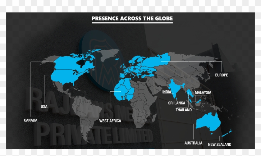 Across The Globel - World Map Cc Sphere, HD Png Download - 1200x660 ...