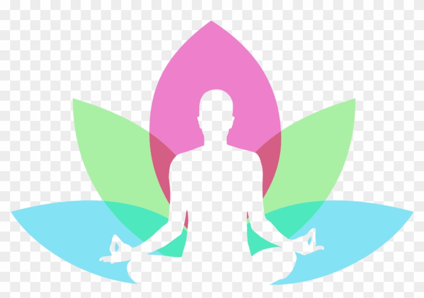 Men With Lotus In Background Yoga Logo Design Png Image Yoga