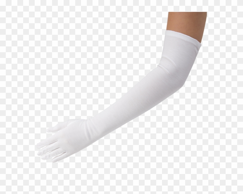 long white gloves