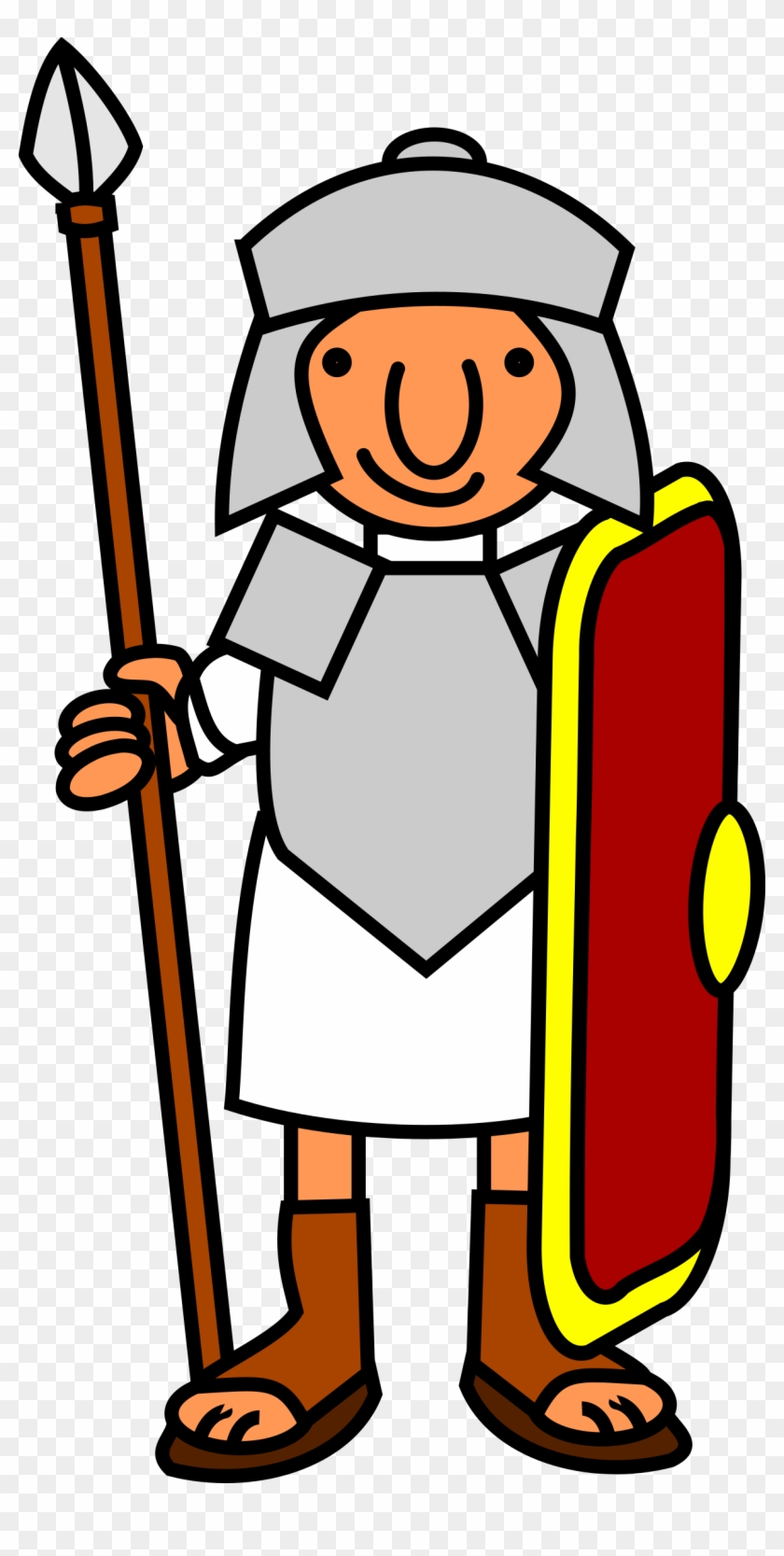 How To Set Use Roman Soldier Icon Png, Transparent Png - 465x900 ...