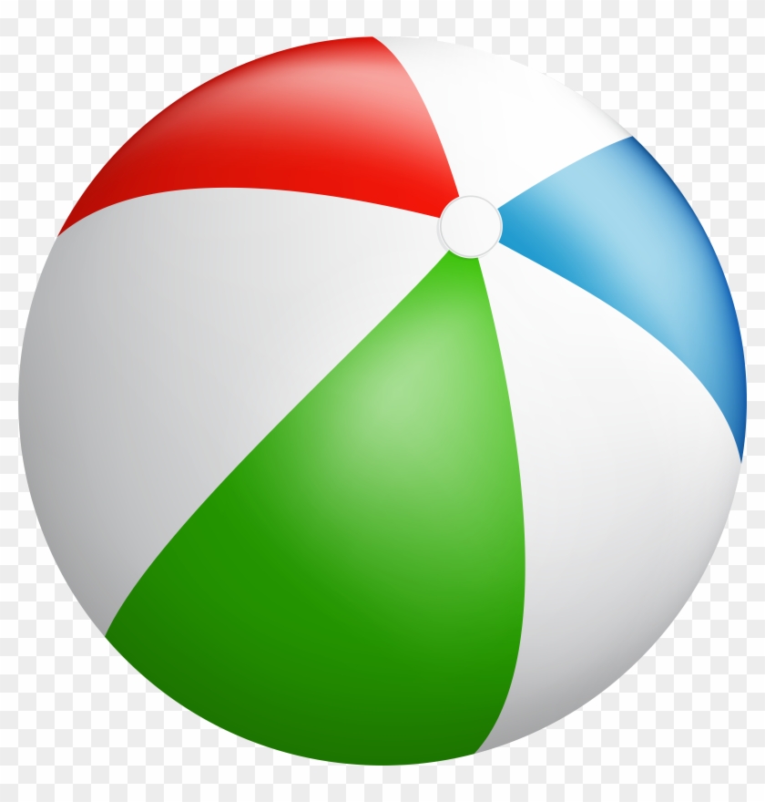 Beach Ball Png Transparent Clip Art Image, Png Download -  8000x8000(#545810) - PngFind