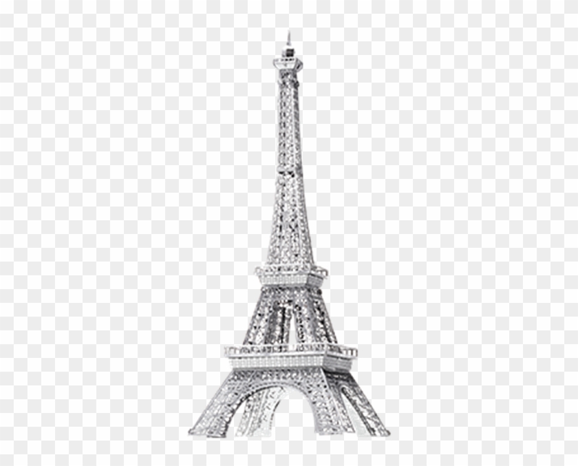 Metal Earth Online Store Eiffel Tower Black And White Etching
