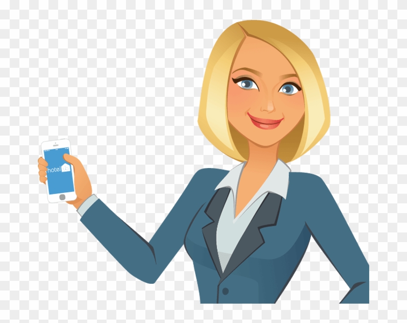 Manager Clipart Woman Manager - Cartoon, HD Png Download -  739x620(#5402812) - PngFind