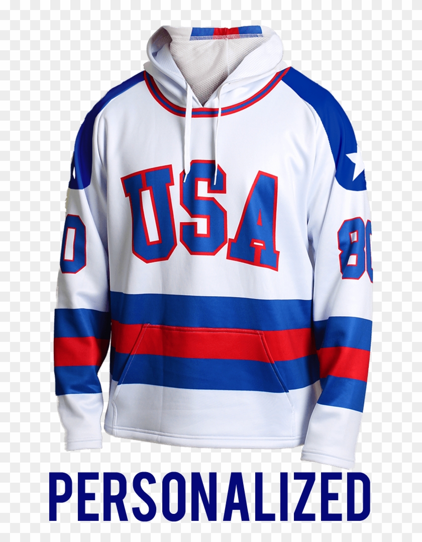 USA Hockey team custom name and number 3d all over printed hoodie - USALast