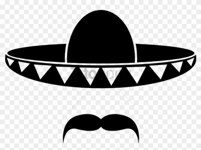 pelota Agotar deficiencia Free Png Sombreroblack And White Png Image With Transparent - Sombrero  Clipart Silhouette, Png Download - 850x596(#5445457) - PngFind
