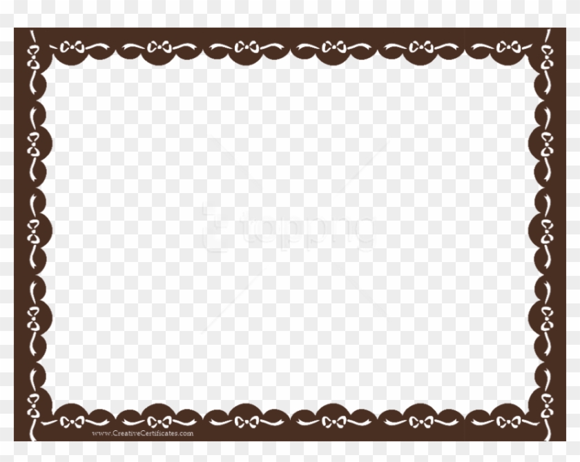 Free Png Brown Border Frame Png - Transparent Background Png Border, Png  Download - 850x638(#5487056) - PngFind