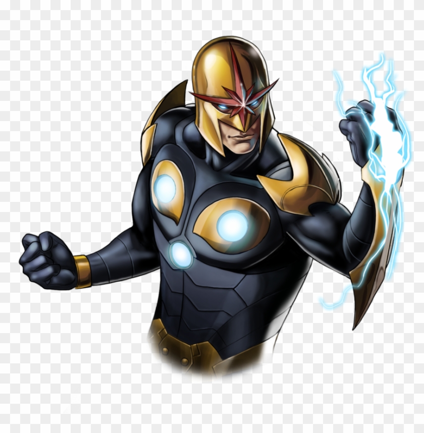 Nova, Thanos, Comics, Fictional Character, Superhero - Nova Corps Guardians  Of The Galaxy, HD Png Download - 900x852(#5491452) - PngFind