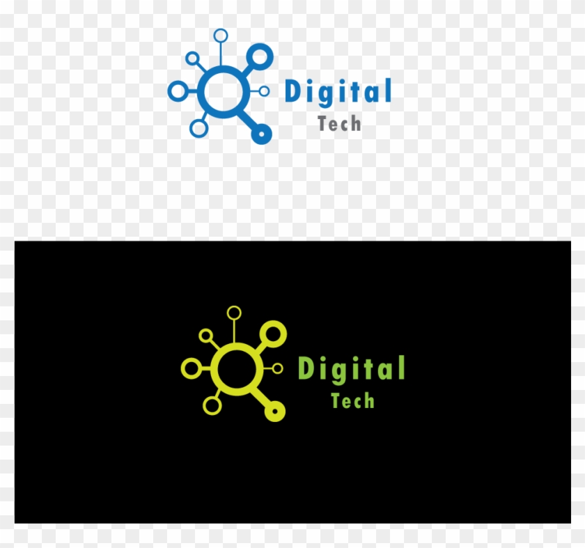 Digital Tech Logo - Circle, HD Png Download - 960x960(#5496136) - PngFind