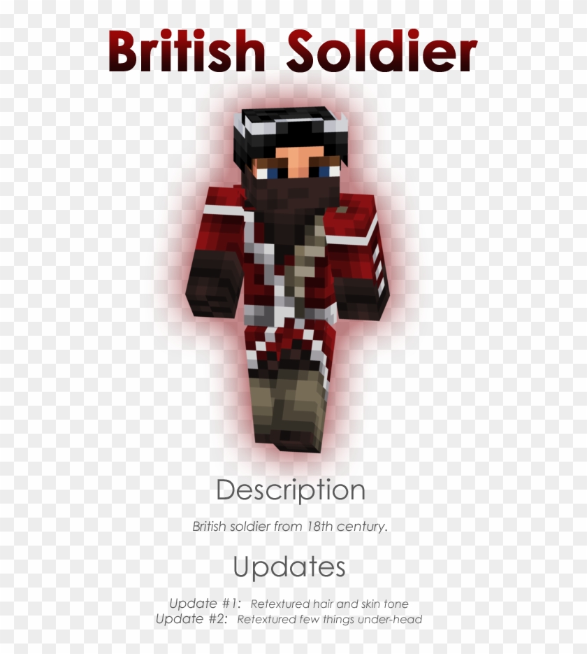 Rhpng Minecraft British Redcoat Skin Transparent Png 640x900
