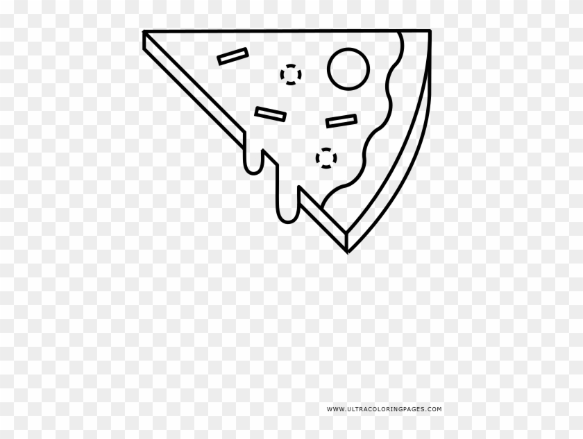 Pizza Slice Coloring Page Line Art Hd Png Download 1000x1000 550351 Pngfind