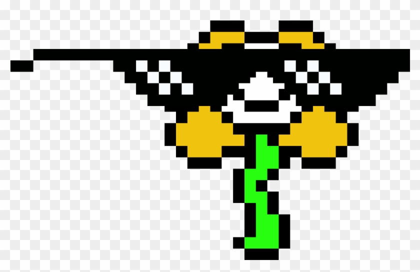 Pixilart Flowey Anonymous Png Mlg Flowey Undertale Flowey Overworld Sprite Transparent Png 841x505 Pngfind