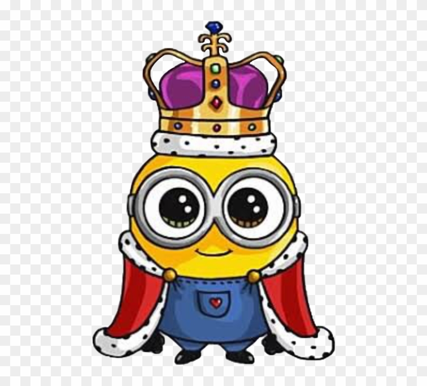 Imagenes Kawaii De Minions - King Bob Minion Coloring Pages, HD Png  Download - 480x679(#557806) - PngFind