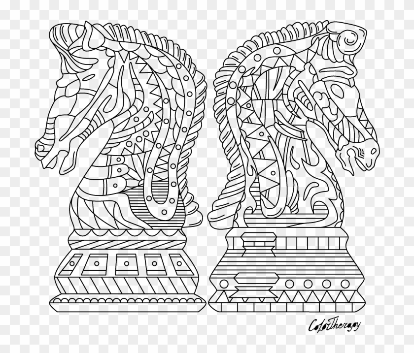 Printable Chess Pieces Coloring Pages - Free Printable Coloring Pages