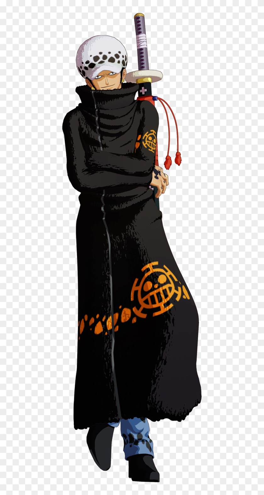 One Piece Trafalgar Law Png , Png Download - Trafalgar Law Wallpaper Android,  Transparent Png - 445x1494(#5509165) - PngFind
