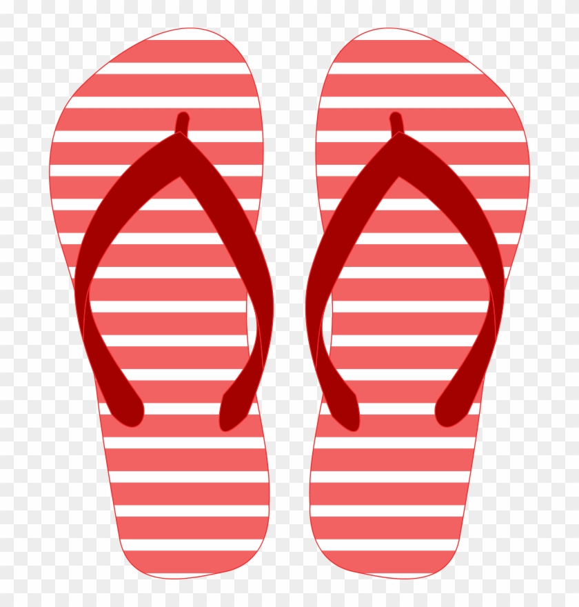 red flip flops