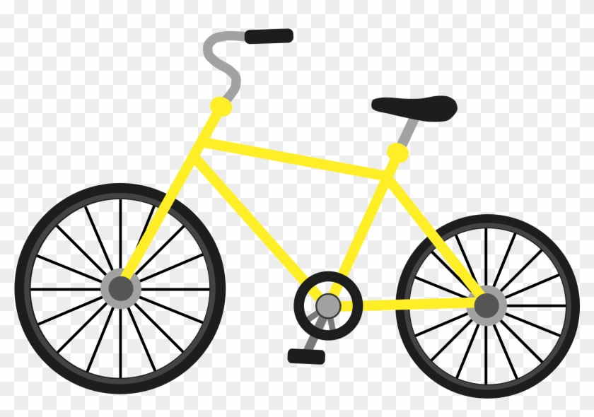 Colorful Transportation Bicycle Small Yellow Png And - Bicycle Bitmap,  Transparent Png - 4167x4167(#5516527) - PngFind