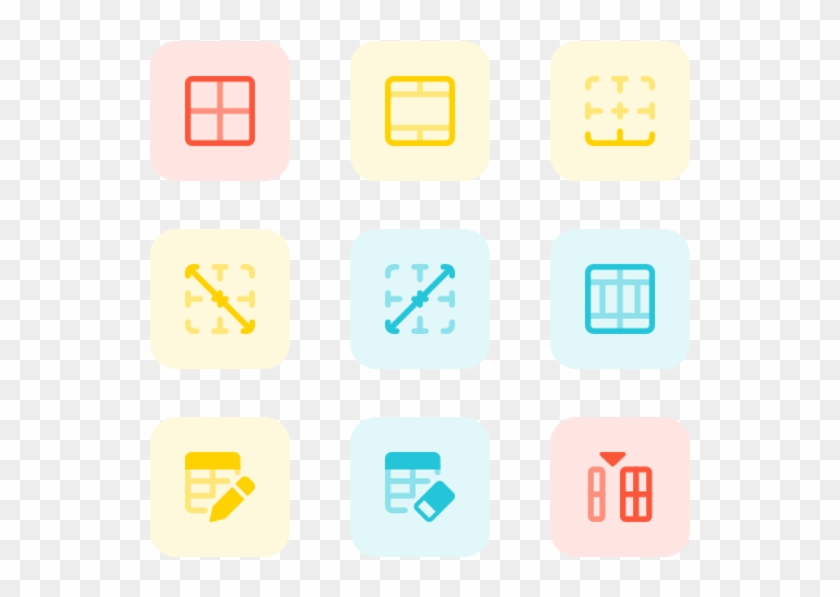 Table - Grid Png Icon, Transparent Png - 600x564(#5528051) - PngFind