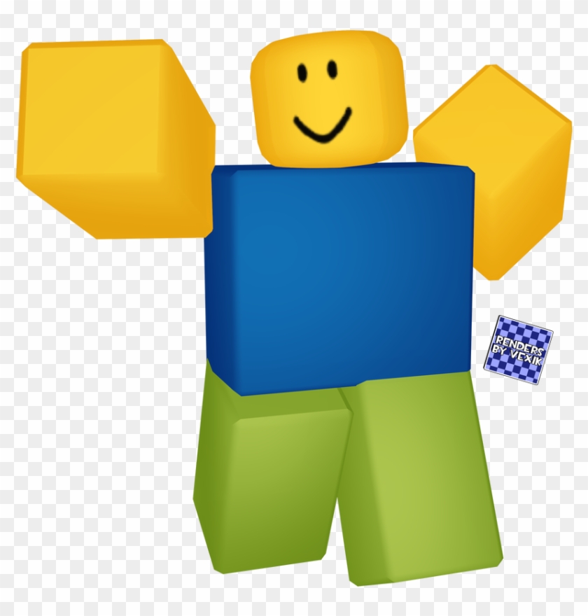 Roblox Noob Render By Vexikku Roblox Noob Fight Render Hd Png - waving guest roblox