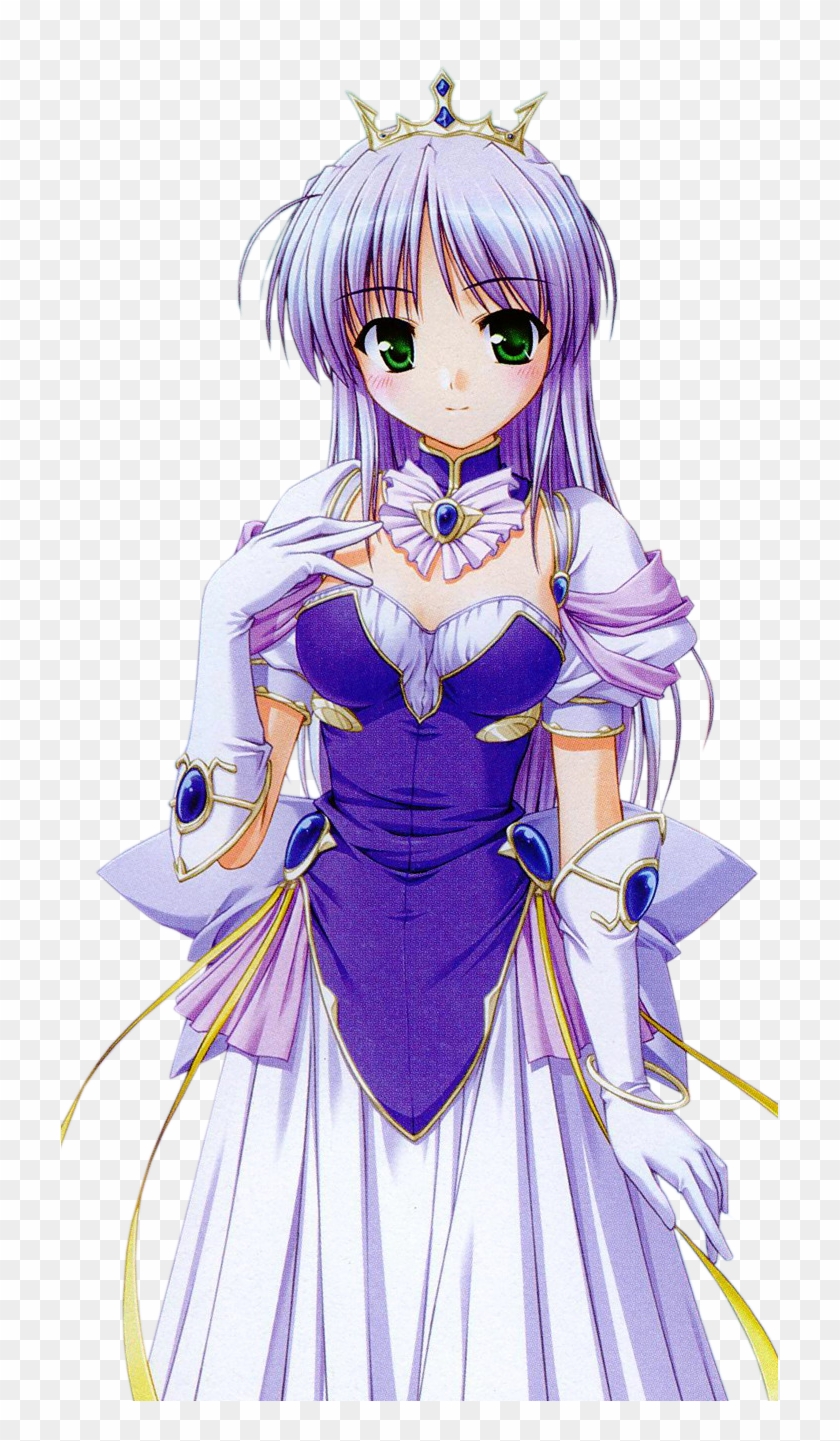 Princess - Anime Princess With Purple Hair, HD Png Download -  717x1361(#5535819) - PngFind