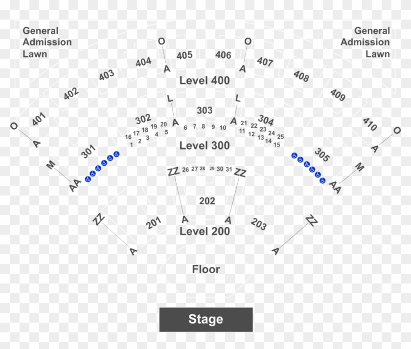 Budweiser Event Seating Chart