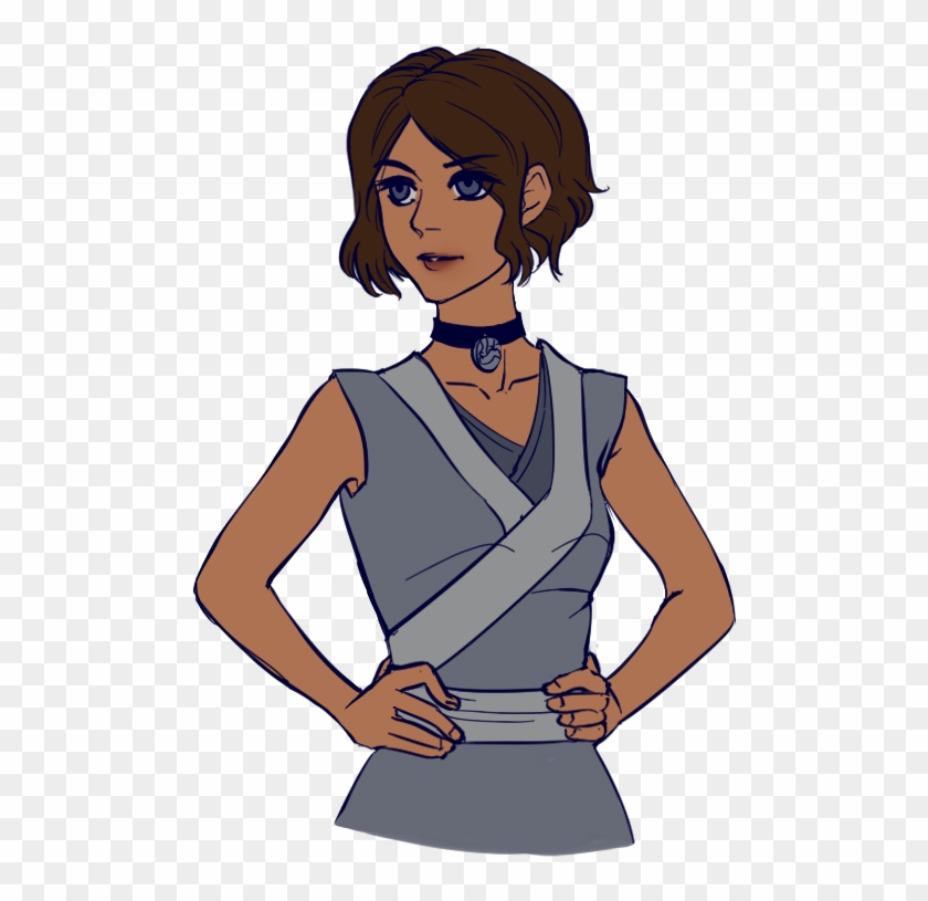 Someone Asked Me To Draw Katara With Short Hair Once - Cartoon, HD Png  Download - 550x776(#5556356) - PngFind