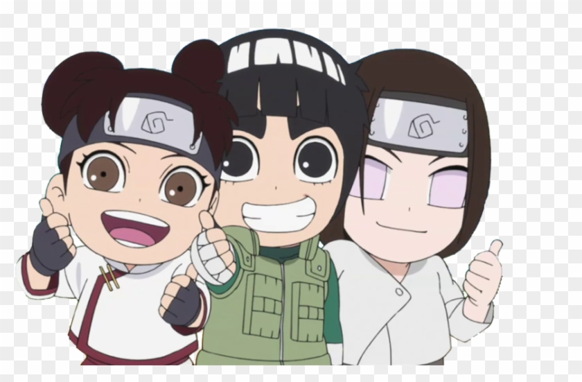 Naruto Chibi Rock Lee Png Download Team Guy Rock Lee And His