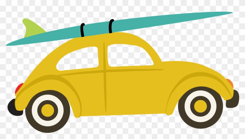 Download Car And Surfboard Svg Cut File Surfboard On Car Png Transparent Png 1280x667 5558051 Pngfind