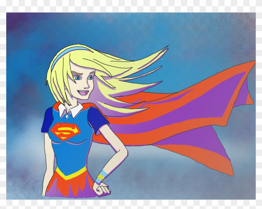 Supergirl - Cartoon, HD Png Download - 1280x960(#5558512) - PngFind Supergirl - Cartoon, HD Png Download - 1280x960(#5558512) - PngFind