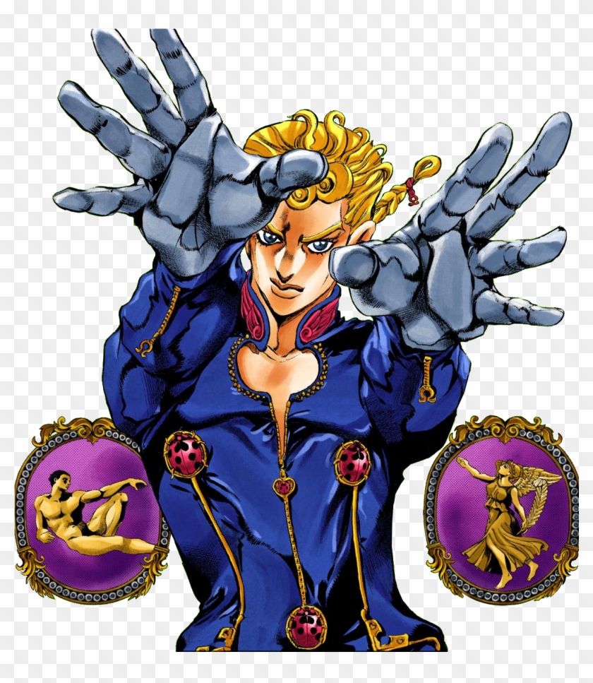 Jojo's Bizarre Adventure Giorno and Bucciarati Character Pose Magnet  Multi-Color, pose jojo - thirstymag.com