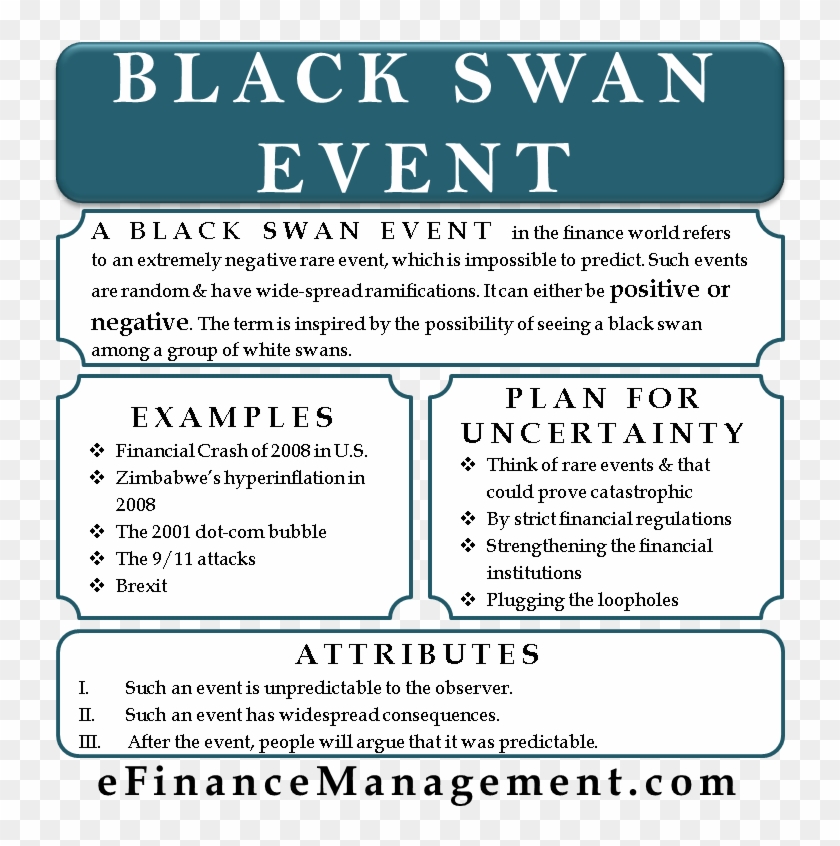Attributes Of Black Swan - Black Swan Event Examples, HD Png Download - 764x826(#5567921) - PngFind